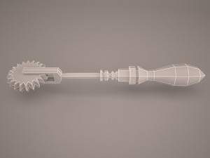 pastry cutting wheel Model 3D