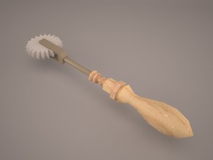 pastry cutting wheel Model 3D