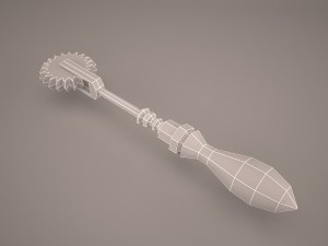 pastry cutting wheel Model 3D