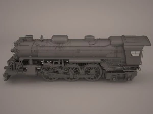steam locomotive 3D Model