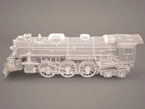 steam locomotive 3D Model