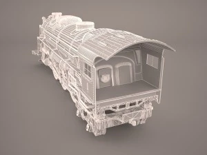 steam locomotive 3D Model