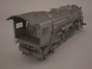 steam locomotive 3D Model