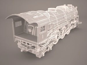 steam locomotive 3D Model