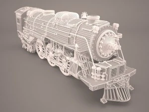 steam locomotive 3D Model