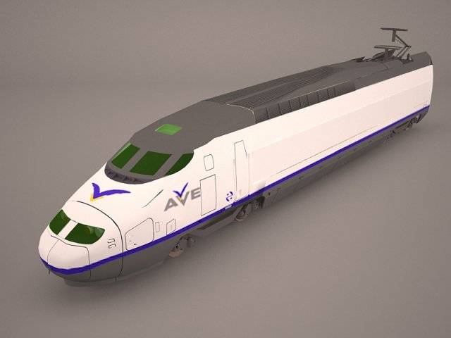 eurostar e320 3D Модель .c4d .max .obj .3ds .fbx .stl .blend 