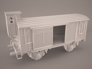 box car 3D Model