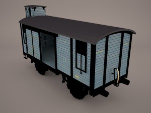 box car 3D Model