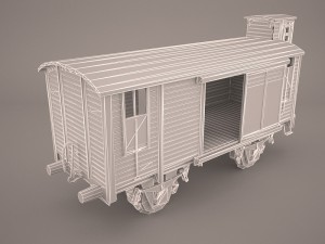 box car 3D Model