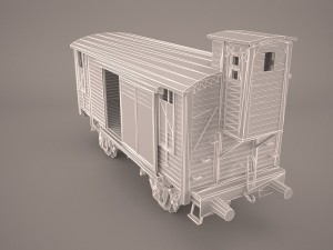 box car 3D Model