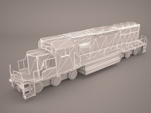 locomotive emd sd70ace bnsf 3D Модель