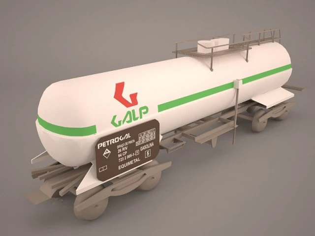 tank wagon 3D Model .c4d .max .obj .3ds .fbx .stl .blend 