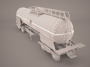 tank wagon Model 3D