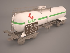 tank wagon Model 3D