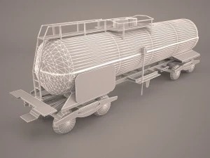 tank wagon 3D Model