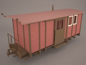 box car 3D Model