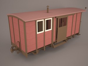 box car 3D मॉडल