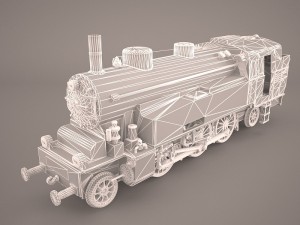 steam locomotive 3D Модель