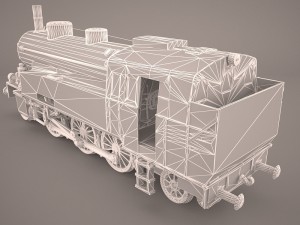 steam locomotive 3D Модель