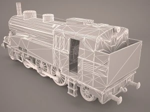 steam locomotive 3D Model