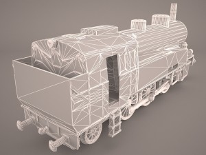 steam locomotive 3D Модель