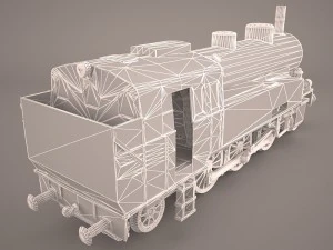 steam locomotive 3D Model