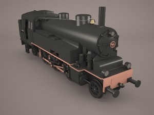 steam locomotive 3D Модель
