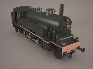 steam locomotive 3D Model