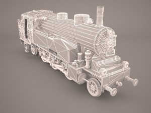steam locomotive 3D Модель