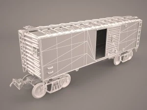 box car 3D Model