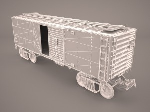 box car 3D मॉडल