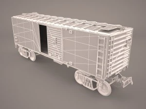 box car 3D Model