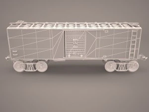 box car 3D Model