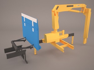 high lift on trailer chassis 3D Model