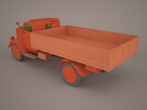 opel blitz - 3t cargo truck - 17 pzdiv 3Dモデル