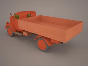 opel blitz - 3t cargo truck - 17 pzdiv 3D Model
