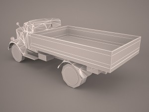 opel blitz - 3t cargo truck - 17 pzdiv 3Dモデル