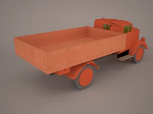 opel blitz - 3t cargo truck - 17 pzdiv 3D Model