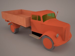 opel blitz - 3t cargo truck - 17 pzdiv 3Dモデル
