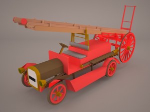 fire pumper 3D 모델