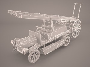 fire pumper Model 3D