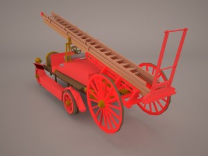 fire pumper Model 3D