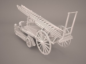 fire pumper Model 3D