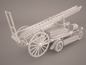 fire pumper Model 3D
