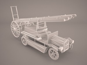 fire pumper Model 3D