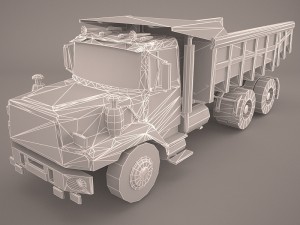 dump truck Model 3D