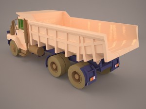 dump truck Model 3D