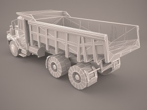 dump truck Model 3D