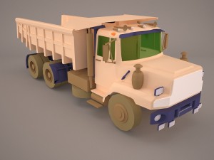 dump truck Model 3D