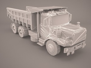 dump truck Model 3D